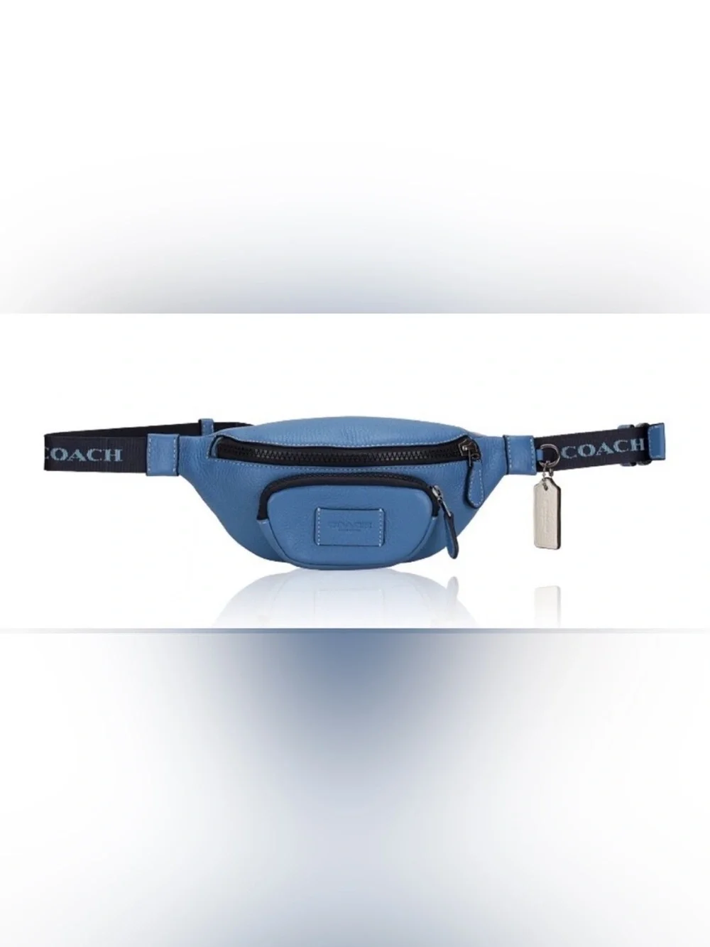 Coach SPRINT Blue Belt Bag - Picture 1 of 9